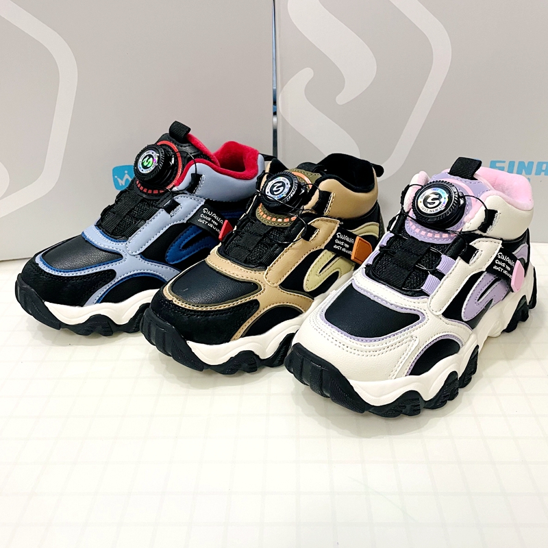 斯乃纳保暖休闲男女童运动鞋防滑