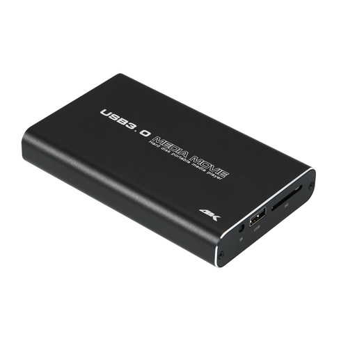 可内置2.5寸硬盘高清视频播放器5G USB3.0 HDMI输出4K支持U盘SD卡
