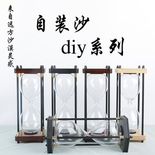 腾格里纪念自装沙子的玻璃瓶沙漠撒哈拉沙漏空瓶可以自制沙漏计时