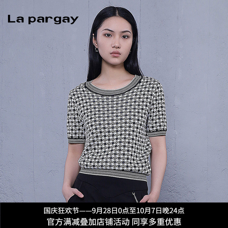 lapargay圆领套头针织衫