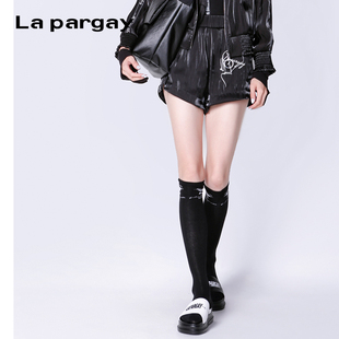 女裤 子百搭显瘦短裤 时尚 裤 女 休闲短款 Lapargay纳帕佳2023秋冬新款