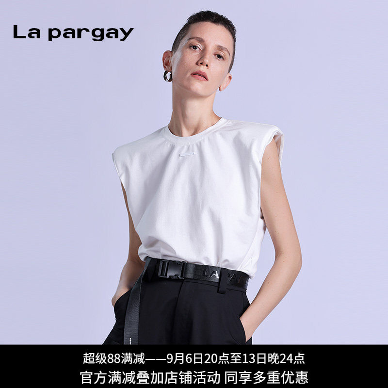 lapargay圆领休闲小众上衣