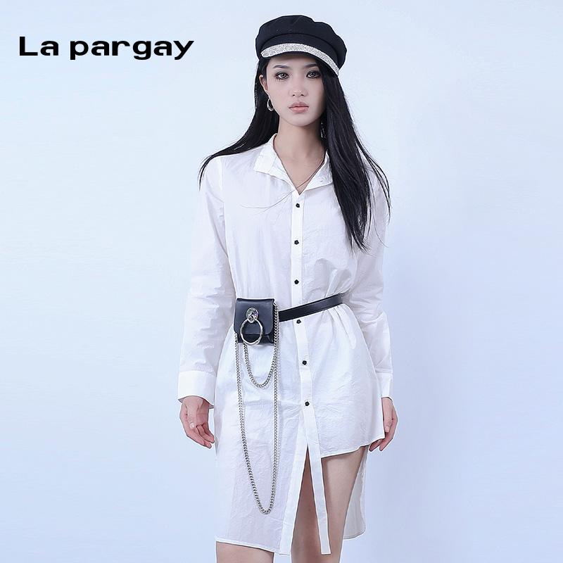 lapargay宽松长袖衬衫