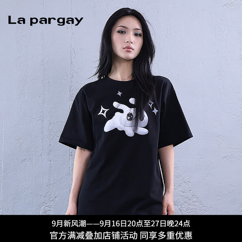 lapargay短袖街头宽松T恤