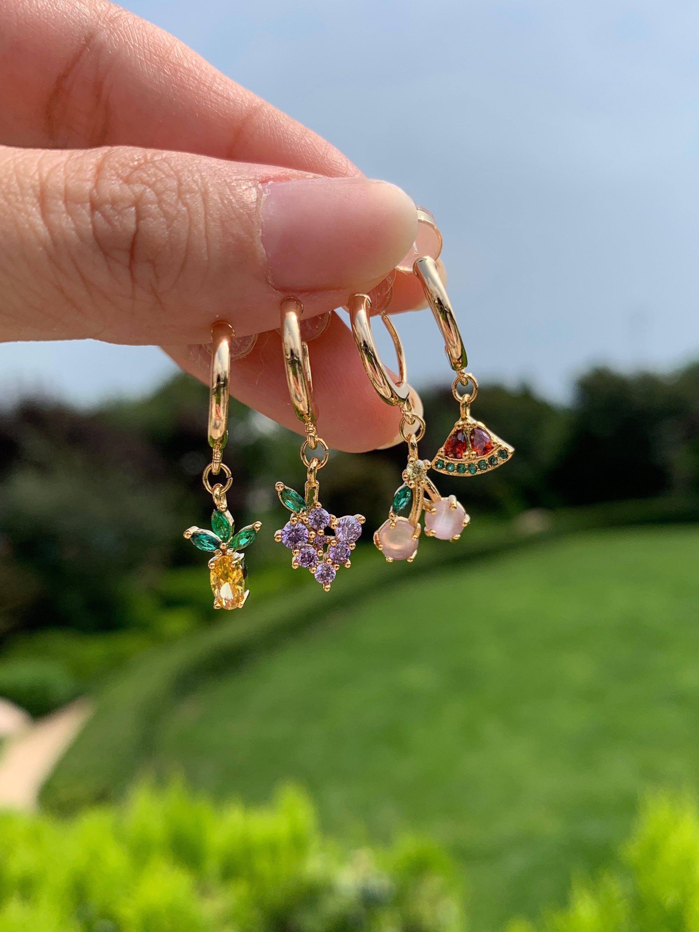 夏日水果系列樱桃葡萄西瓜菠萝硅胶蚊香盘夏日水果系列