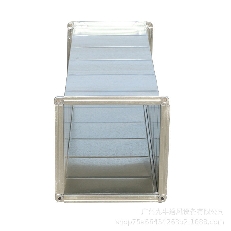 镀锌白铁不锈钢圆形螺旋方形共板角铁法兰插条风管 90度弯头三通