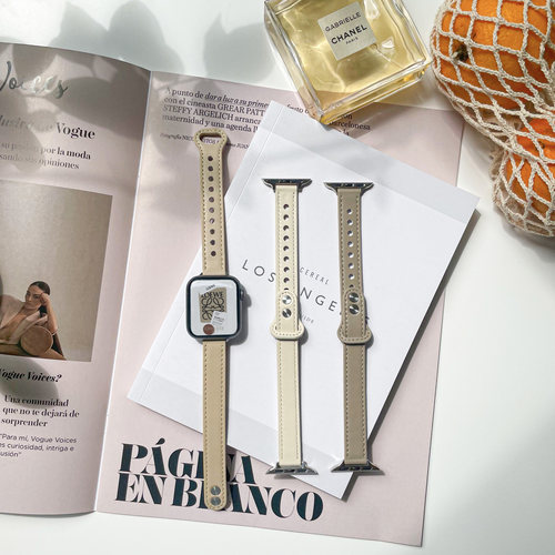 CA.浅色系小蛮腰真皮表带