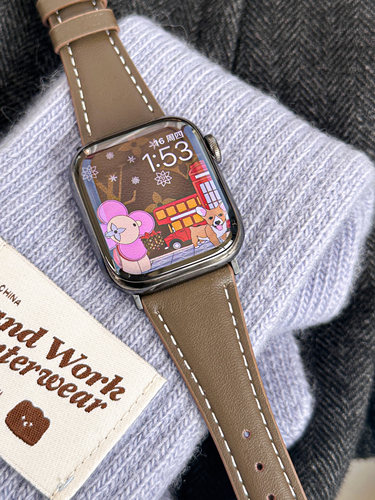 CA.双面真皮小蛮腰表带