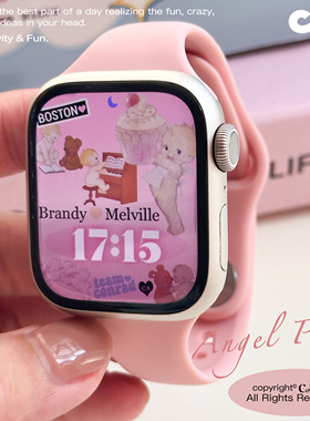 ConAmor. 新色硅胶小蛮腰适用于苹果手表applewatch8表带iWatch76