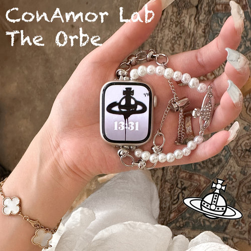 CA.超美土星珍珠水晶表带