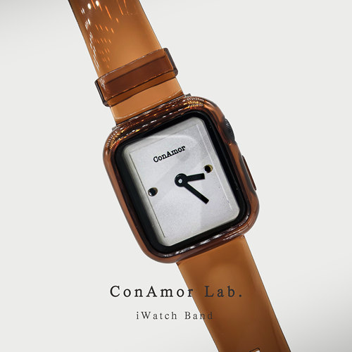 《SOFT GLASS》新款6色透明iWatch表带7/6/5/4硅胶适用于苹果手表-封面
