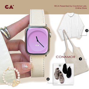 CA「基础款 制品」磁吸扣小羊皮日常实用性价比iwatch表带适用苹果
