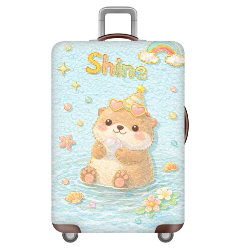 KTG2熊弹力箱套拉杆箱旅行旅游登机行李皮箱保护罩防尘袋耐磨