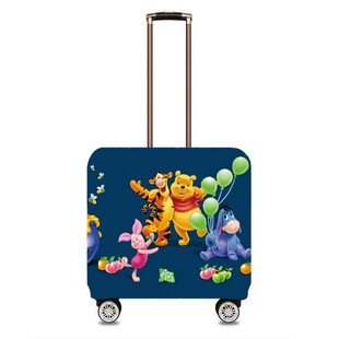 维尼跳跳虎18寸20寸横版弹力箱套拉杆箱旅行旅游登机行李保护罩子
