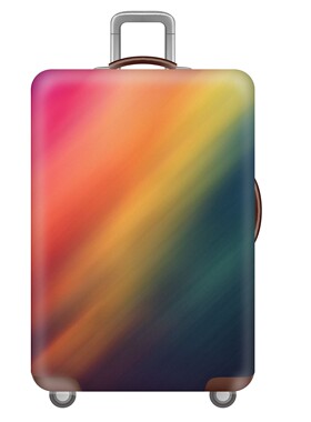 XA07彩虹弹力箱套拉杆箱旅行旅游登机行李皮箱保护罩防尘袋子耐磨