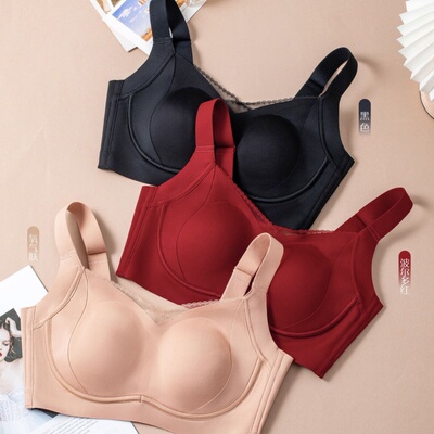 小动圈捧有圈调整型双档文胸聚拢大胸显小无痕内衣3004胸罩