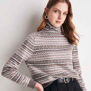 ET21301R PALUOPO 帕罗山羊绒高领女衫