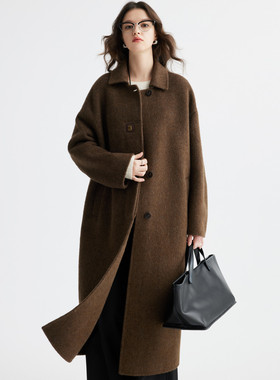 PALUOPO/帕罗绵羊毛女大衣ET250082D