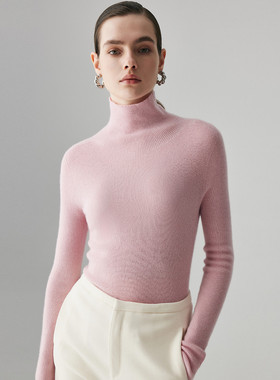 PALUOPO/帕罗山羊绒高领女衫ET2F2001R