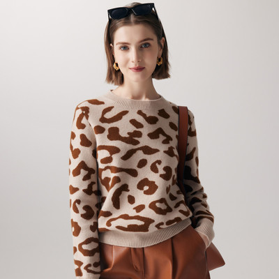 PALUOPO/帕罗山羊绒圆领女衫ET23082R