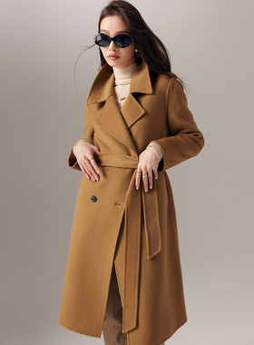 PALUOPO/帕罗绵羊毛时尚女大衣ET22798D-A