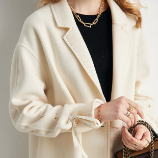 PALUOPO/帕罗绵羊毛女大衣ET20051D-B