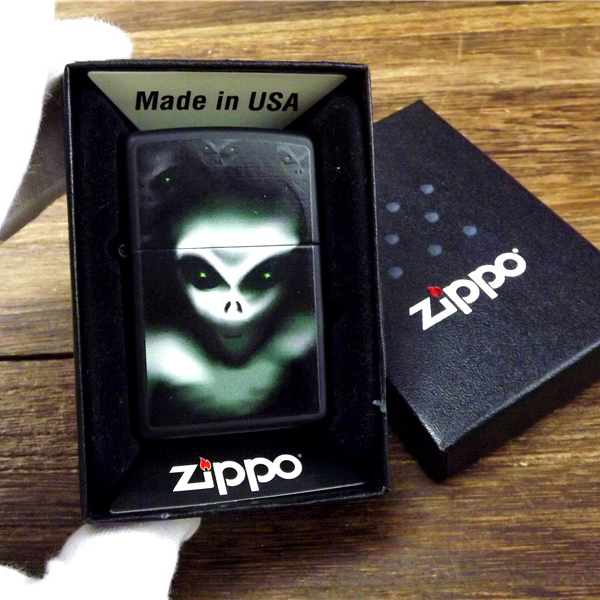 zippo打火机正品全新15年et外星人原装专柜正版煤油美国芝宝