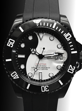 新款游艇太极时尚潮流个性夜光运动防水男生全自动高级机械腕表