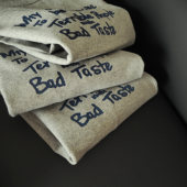 过载商店 复古浅胡椒柔软磨毛重磅纯棉丝网印刷长袖 bad taste