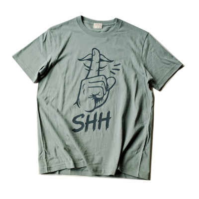 过载商店SHH手势印花T恤
