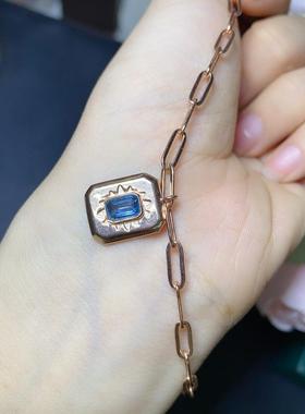 天然芬达石榴石手链S925