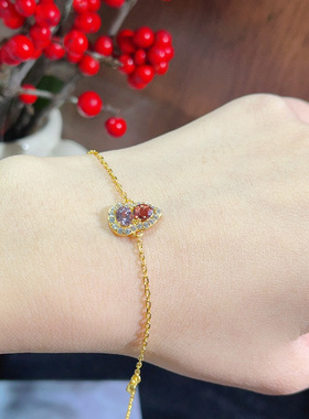 天然缅甸尖晶石手链 裸石尺寸：4*5mm搭配925纯银