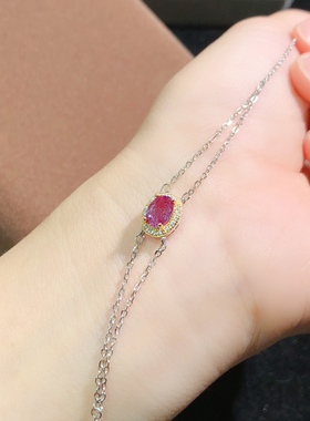 超美的变色石亚历山大手链纯银镶嵌不掉色颜色独特多彩红绿变色