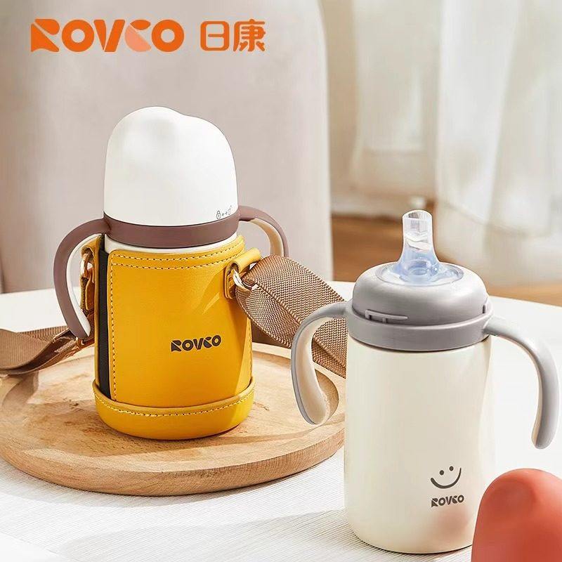 日康婴童316不锈钢保温杯双手柄吸管杯便携水杯防呛防漏学饮杯6m+,婴童用品,婴童保温杯,淘宝优惠券,粉丝福利购,淘宝优惠卷