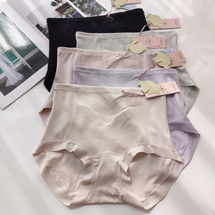 宜可露中腰收腹裤无痕透气轻塑美体内裤7A蚕丝裆抑菌短裤头女