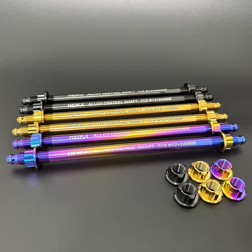 黑咖M12钛合金轮毂中轴三角螺母M95c MZmix NZ DZ机械师F90 U2 ML