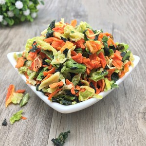 脱水蔬菜沙拉买4送1 蔬菜干  仓鼠兔子龙猫荷兰猪零食500g 包邮