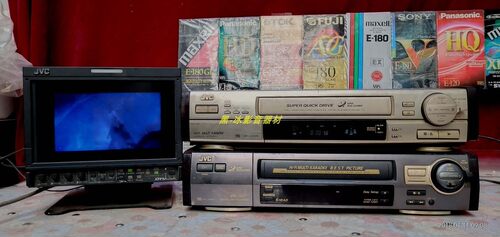 日本制造JVC杰伟世VHS录像机HR-J82MS立体声HIFI发烧音频录像机