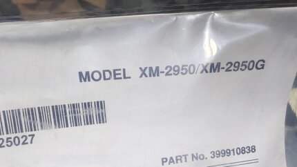 NEC日电CRT监视器【提梁监视器】XM-2950原装遥控器说明书