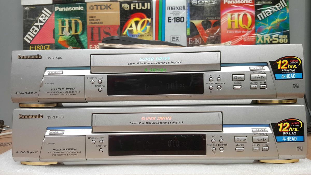 Panasonic/松下VHS录像机NV-SJ500、515、J5、J50、FJ630、放像机