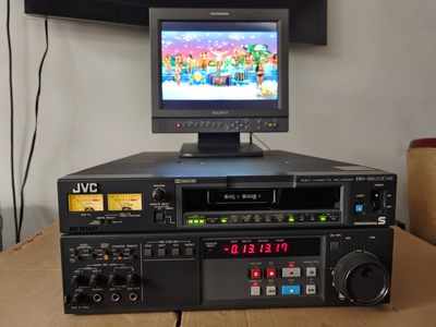 专业S-VHS编辑录像机 vhs-s录像机BR-S622DXE JVC杰伟士高带机