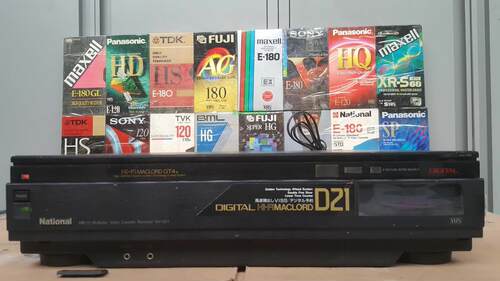 Panasonic/松下【乐声】VCR 录像机老VHS家用磁带放像机NV-D21