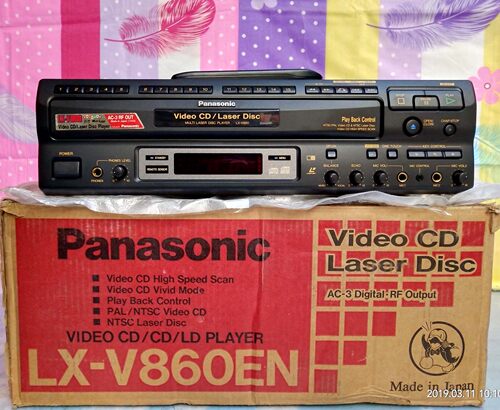 Panasonic/松下LD/CD/VCD影碟机LX-V860 日本原装全新附件全 - 封面