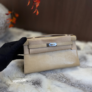 Zzymode 杏仁色 迷你凯莉包 miniKL 一代 蜥蜴皮 银扣ghw