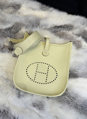 蜡线全手工 原厂TC mini Evelyne伊芙琳米尔顿黄斜挎包腋下包