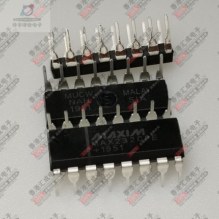 MAX232CPE MAX232CP MAX232 DIP16 台产原装