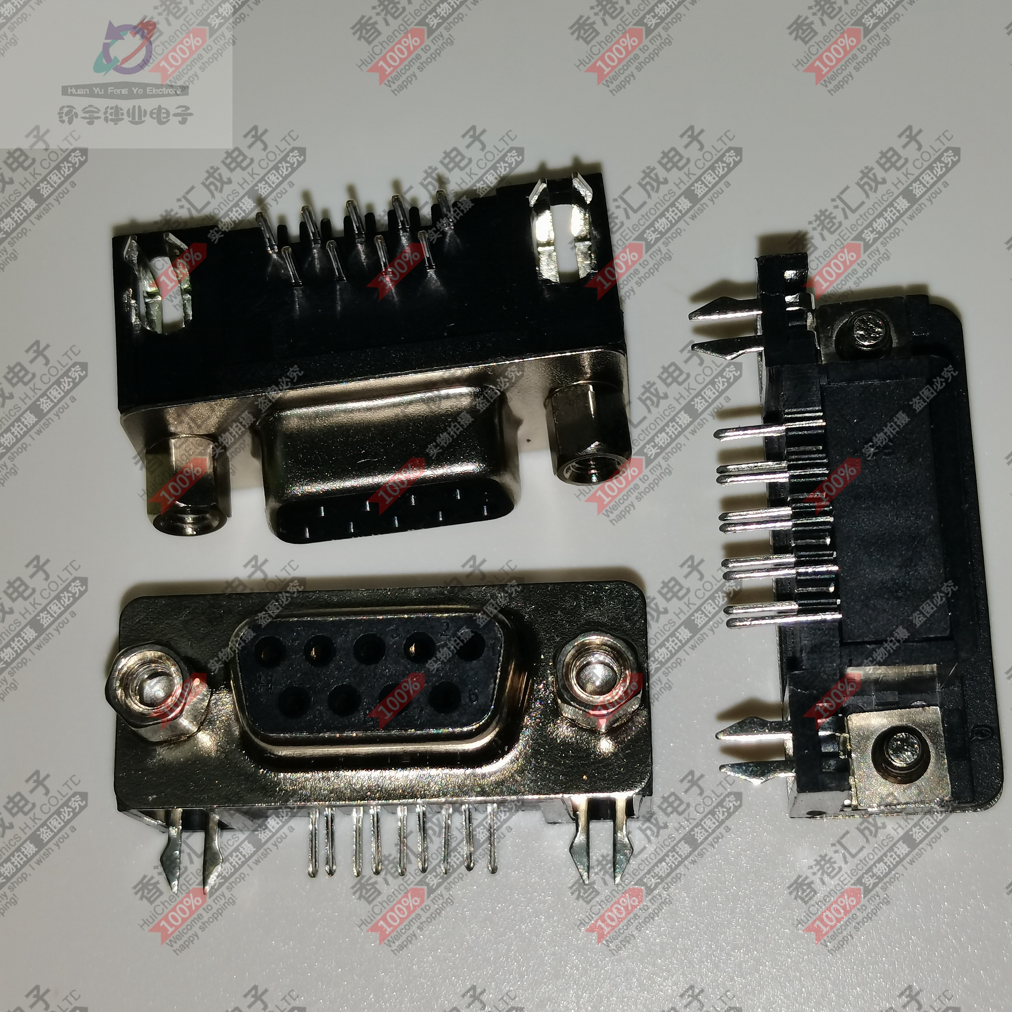 5504F1-09S-02A-03 D-Sub连接器 9P DB9母座 全新原装