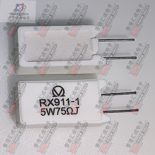 75R 75OHM 75欧 5W RX911H-5W-75RJ DIP2 水泥绕线电阻 全新原装