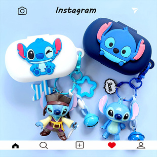 适用Bose QuietComfort Earbuds保护套大鲨卡通Sport小鲨硅胶软壳