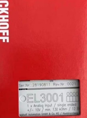 EL3001 KL2712 KL4424 EL3413 ES1512倍福全新现货顺丰包邮德国